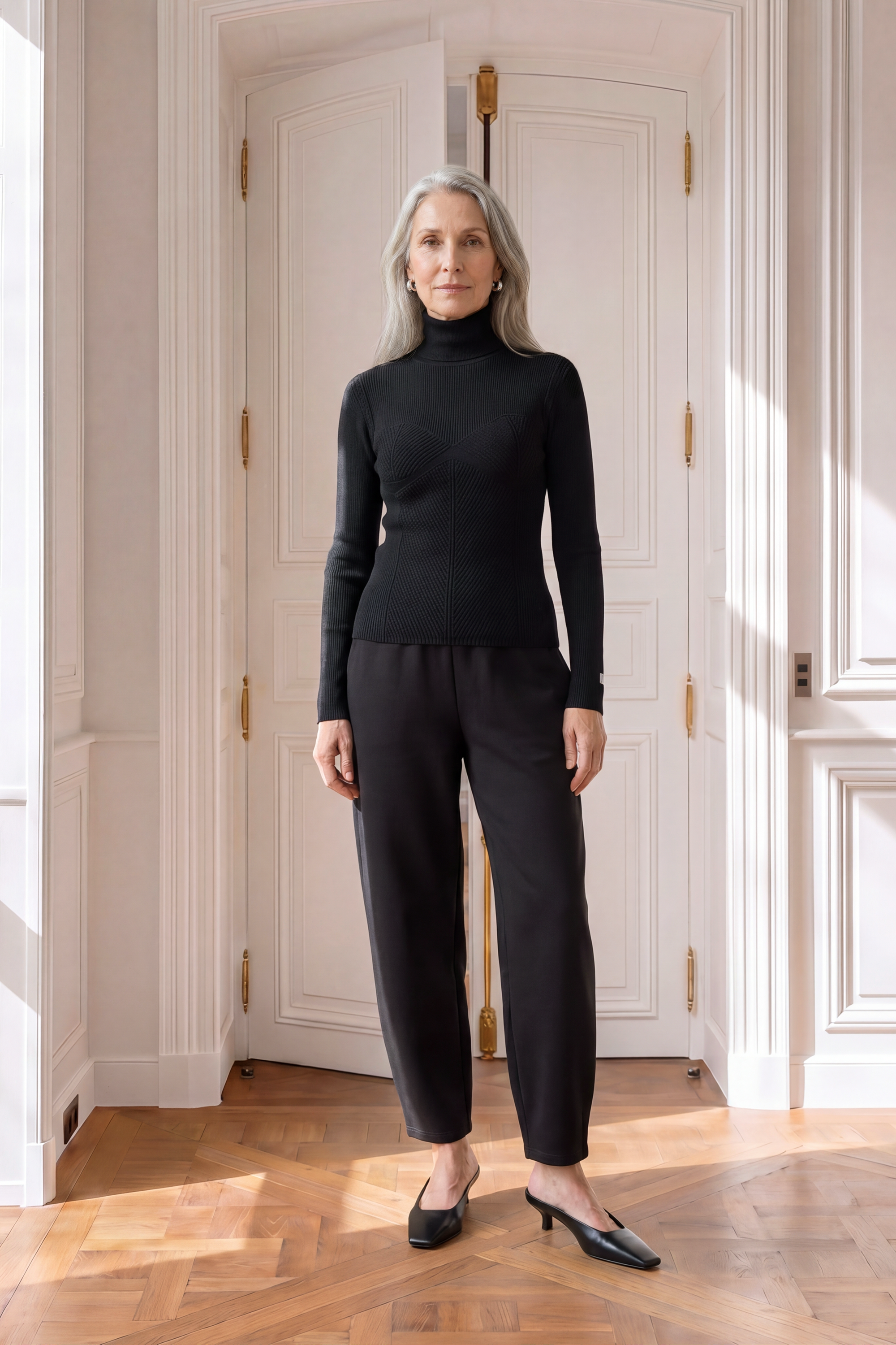 Atelier Taktil AT-Avalon Scuba Pant Jeans & Pants 9 Black