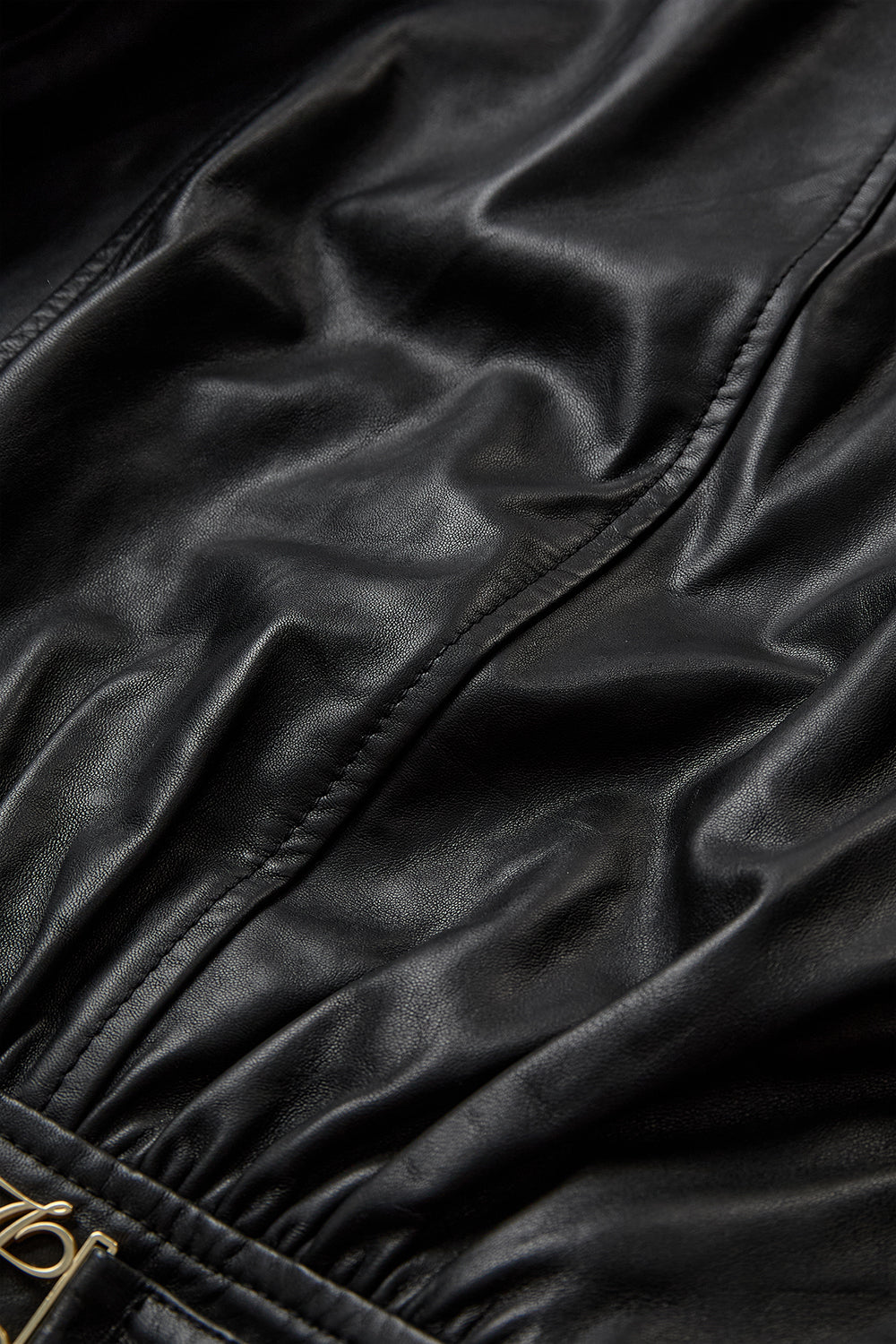 Atelier Taktil AT-Lily Leather Jacket Leather 9 Black