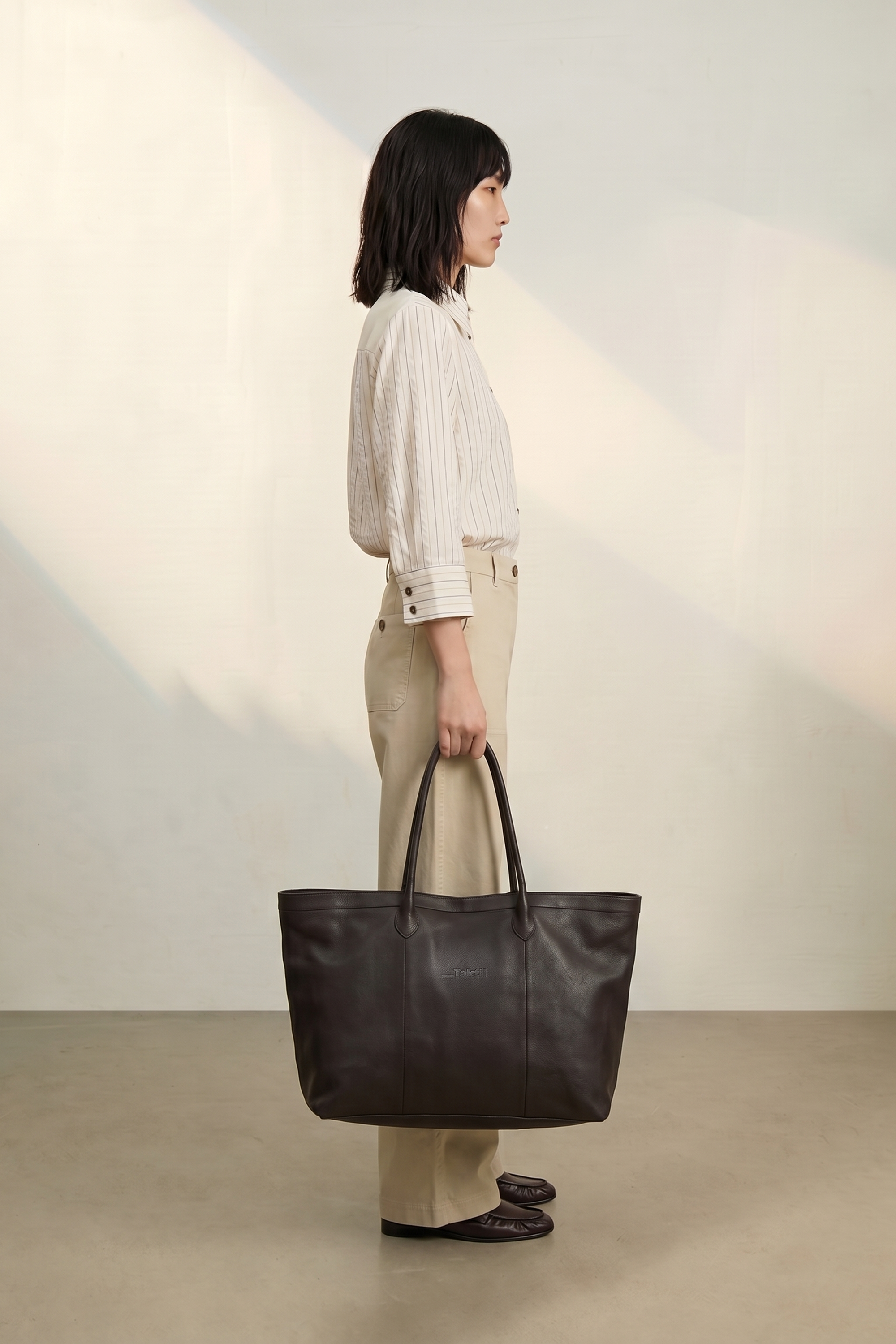 Atelier Taktil AT-Olive Leather Bag Accessories 728 Espresso Brown