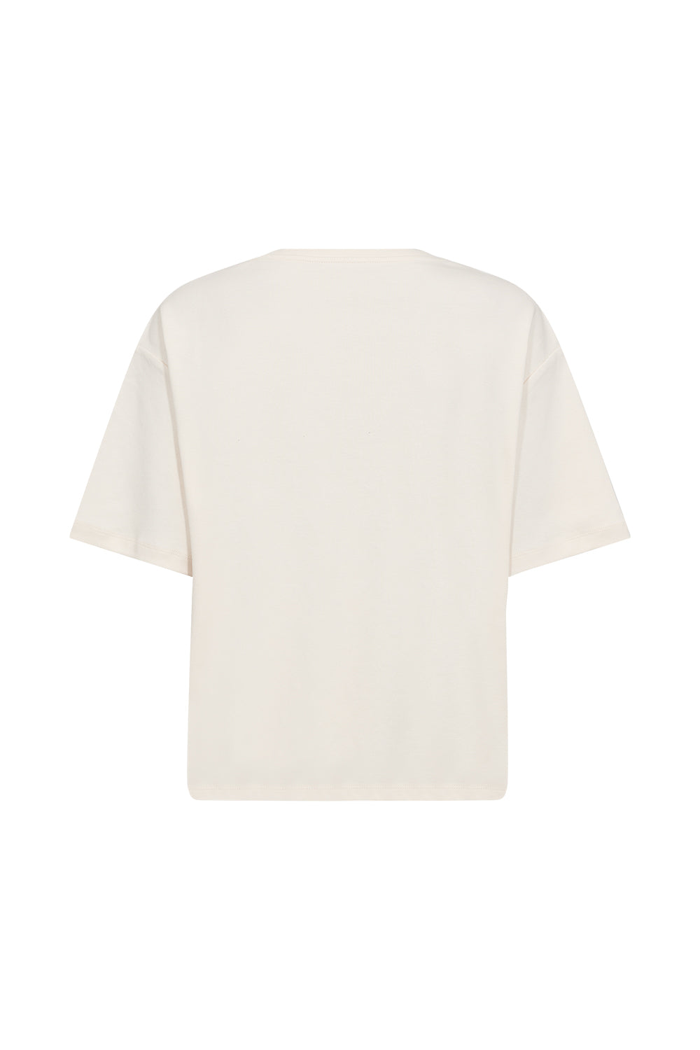 Atelier Taktil AT-Paris Logo Tee Tops & T-shirts 027 Pearl White