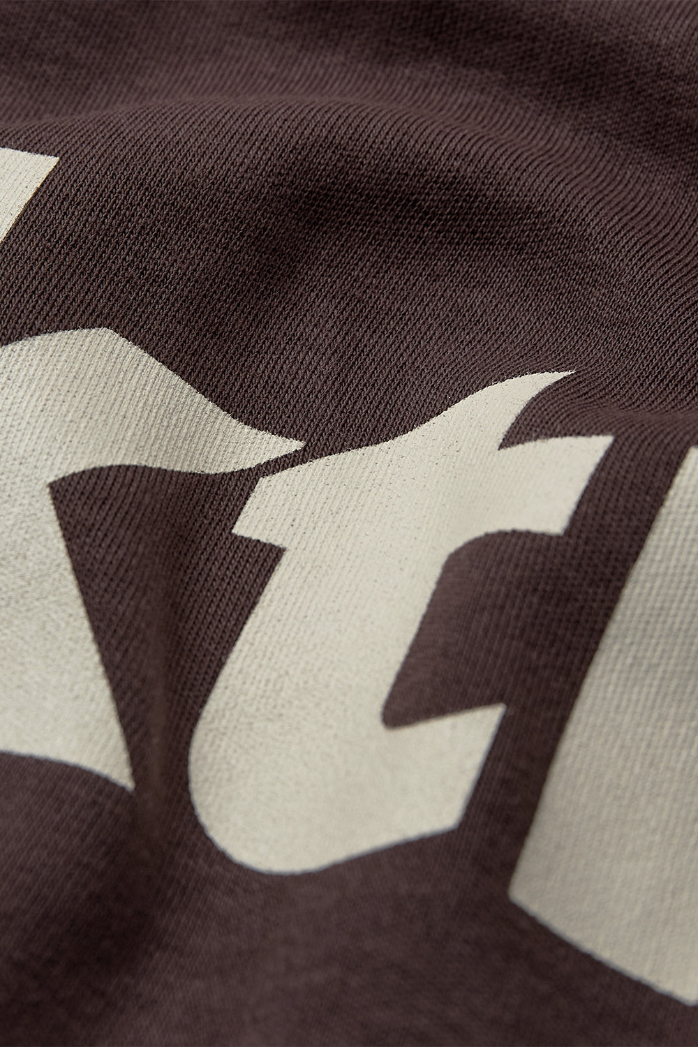 Atelier Taktil AT-Paris Logo Tee Tops & T-shirts 728 Espresso Brown