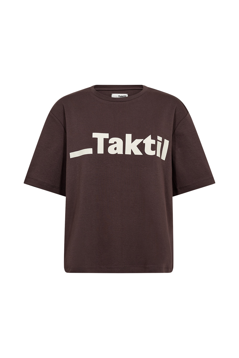 Atelier Taktil AT-Paris Logo Tee Tops & T-shirts 728 Espresso Brown