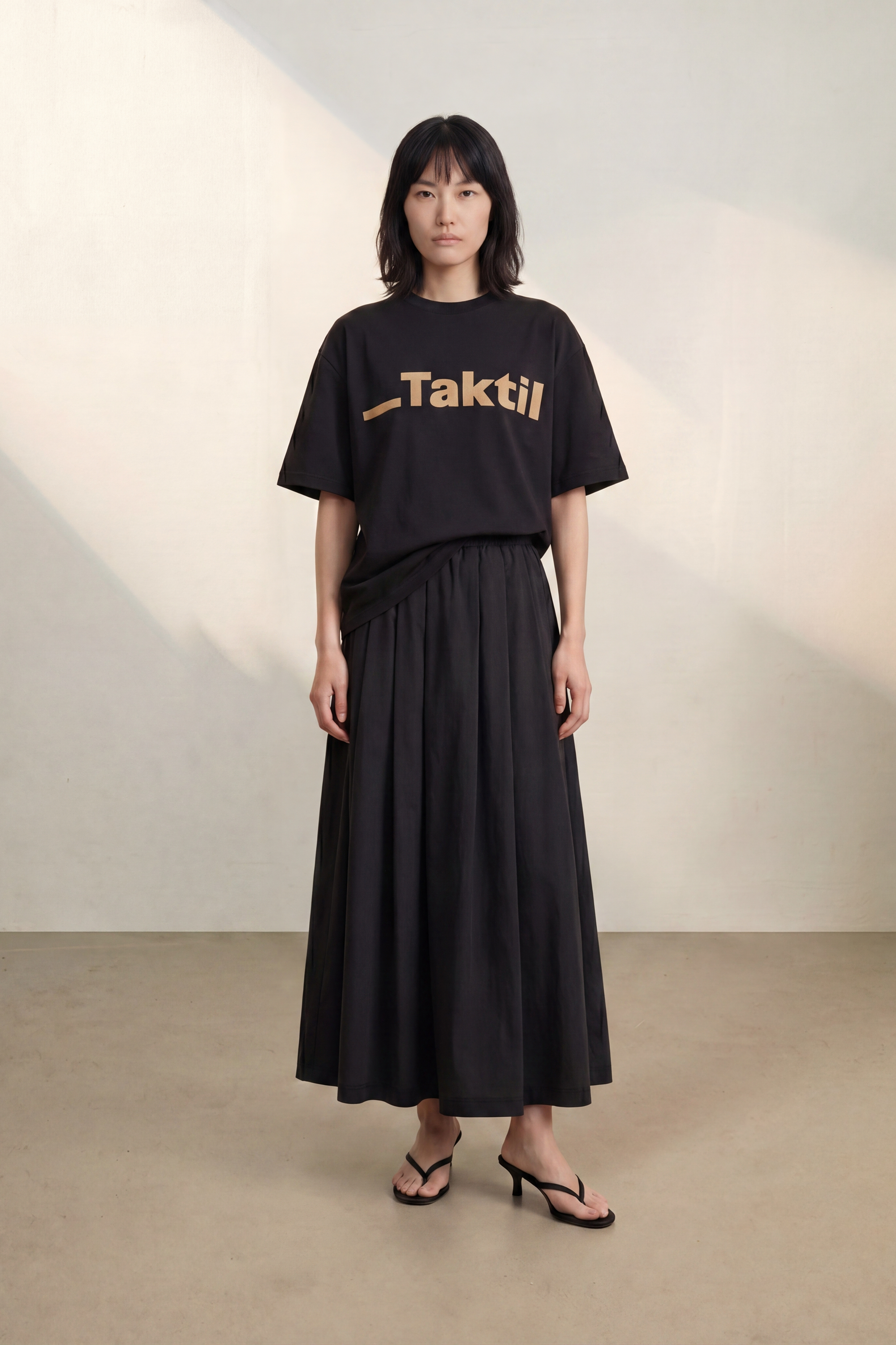 Atelier Taktil AT-Paris Logo Tee Tops & T-shirts 9 Black