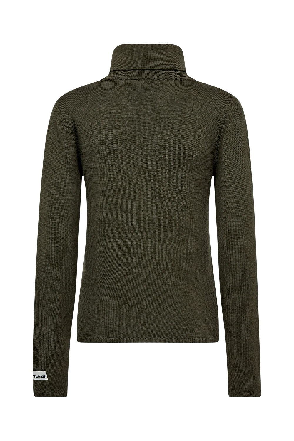 Atelier Taktil AT-Ruby Rollneck Pin Knit Knitwear 630 Hunter Green