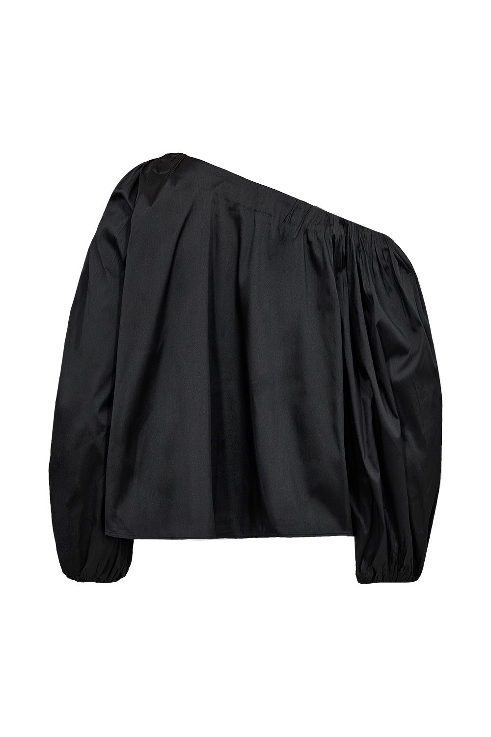 Atelier Taktil AT-Skye Offshoulder Blouse Shirts & Blouses 9 Black