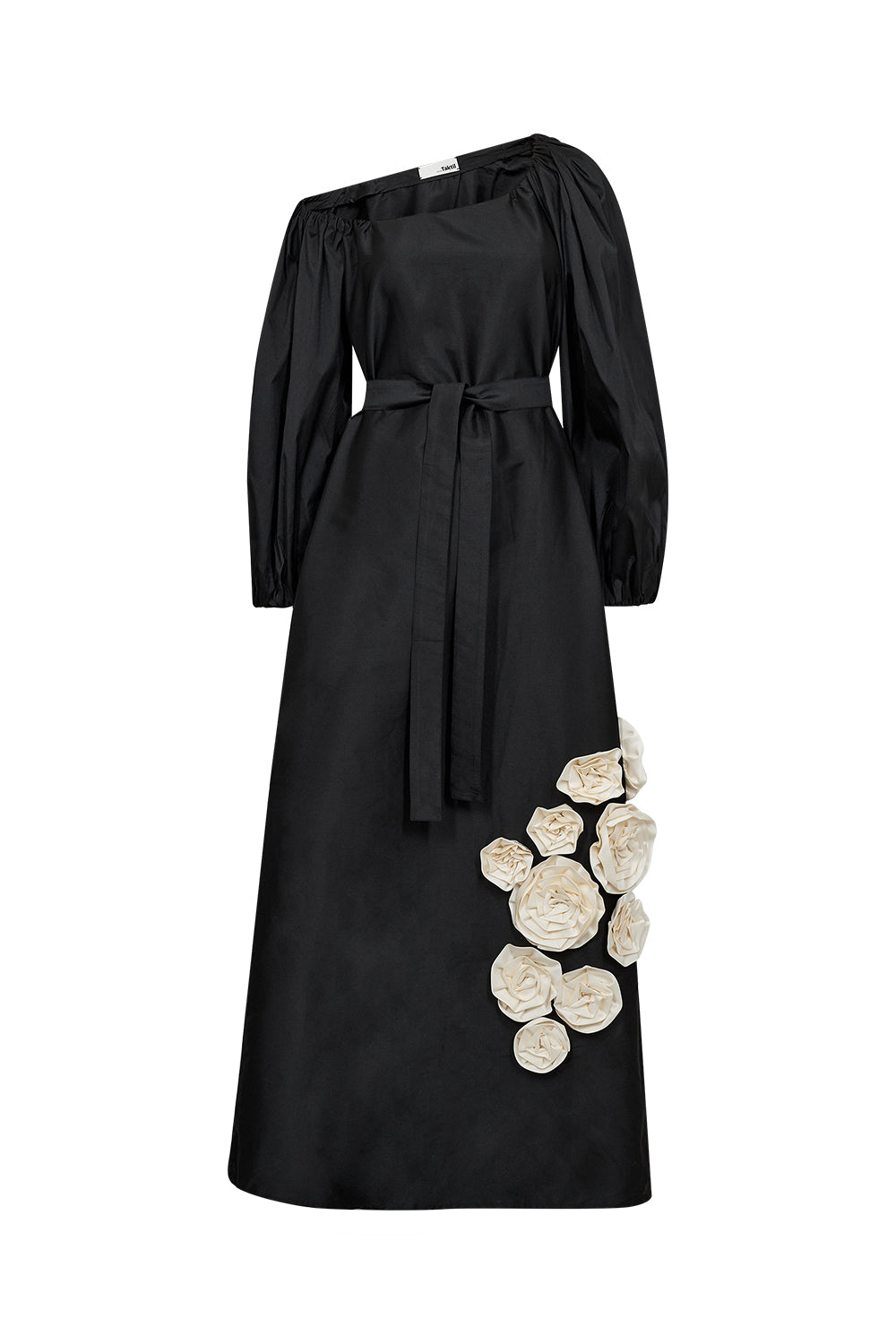 Atelier Taktil AT-Skye Offshoulder Maxidress Dresses 9 Black