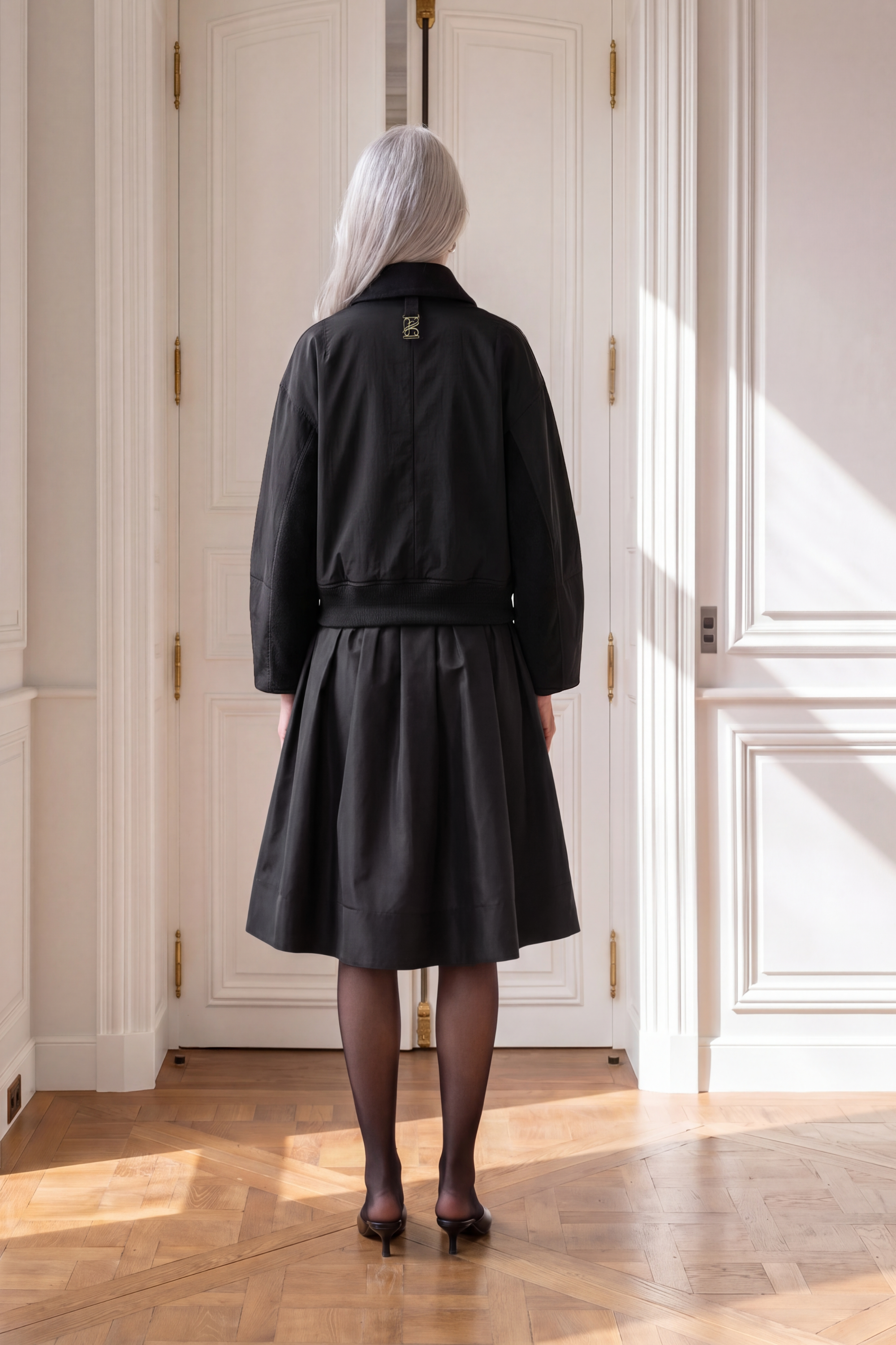 Atelier Taktil AT-Skye Short Skirt Skirt 9 Black