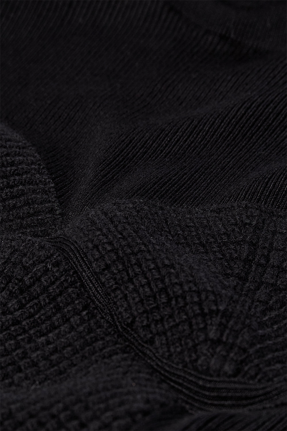 Atelier Taktil AT-Stella Mix Knit Knitwear 9 Black