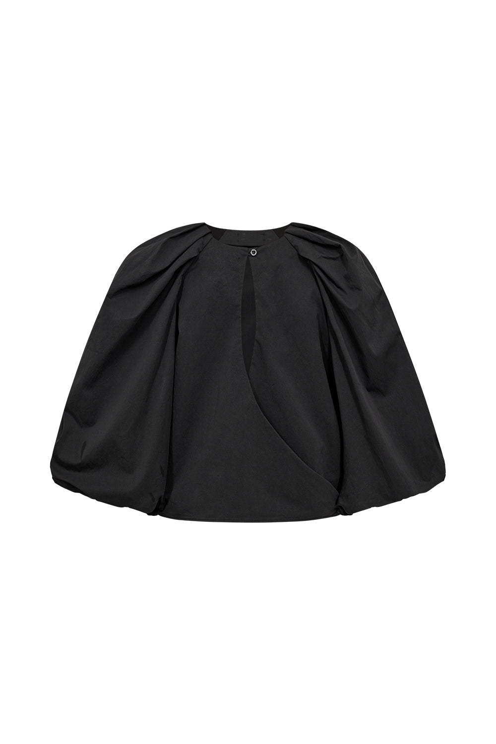 Atelier Taktil AT-Tania Balloon Top Shirts & Blouses 9 Black