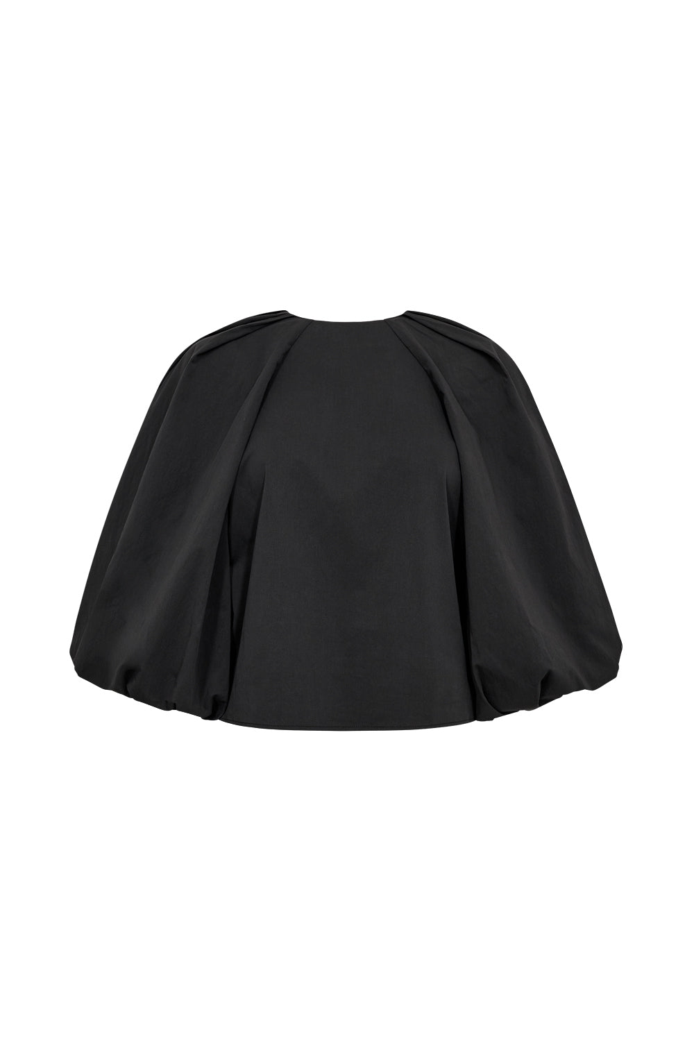 Atelier Taktil AT-Tania Balloon Top Shirts & Blouses 9 Black