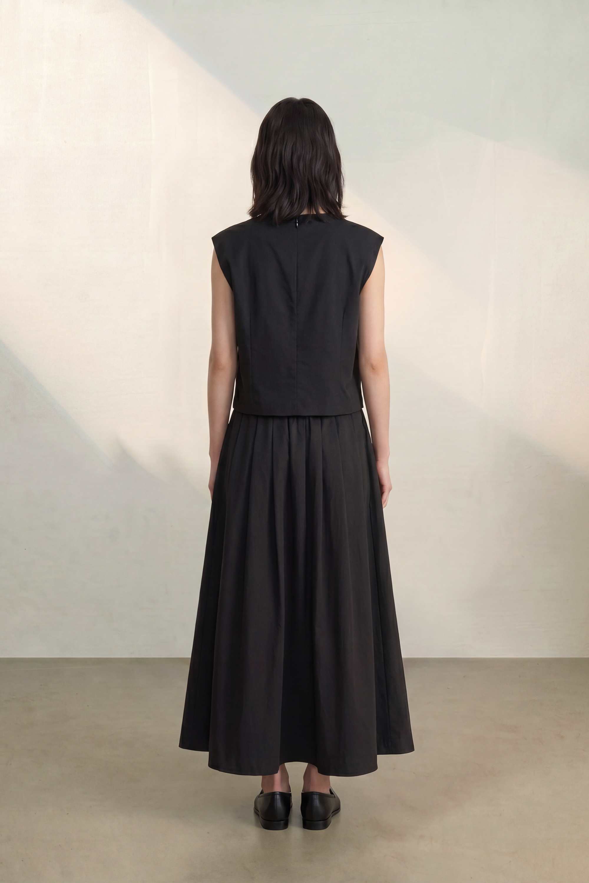 Atelier Taktil AT-Tania Sl. Top Shirts & Blouses 9 Black